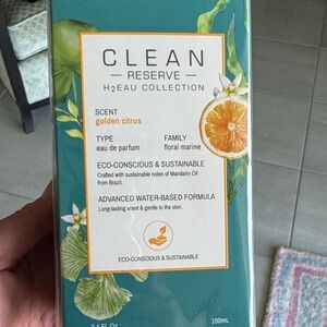 Clean Reserve H2Eau Golden Citrus Eau de Parfum 3.4 Fl oz NWT